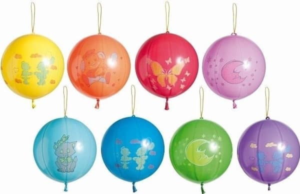 GoDan Pastell ballonger med trykk MIX 50 stk