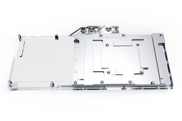 Alphacool 13089, Vattenblock + bakre platta, Akryl, Gjuten aluminium, Koppar, Svart, 3-Pin, 1/4", Grafikkort