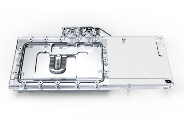 Alphacool 13089, Vattenblock + bakre platta, Akryl, Gjuten aluminium, Koppar, Svart, 3-Pin, 1/4", Grafikkort