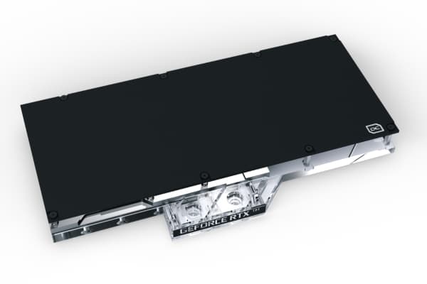Alphacool 13089, Vattenblock + bakre platta, Akryl, Gjuten aluminium, Koppar, Svart, 3-Pin, 1/4", Grafikkort