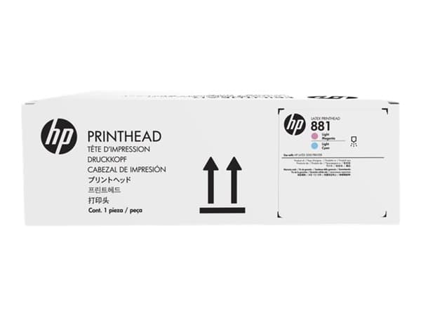 HP 881 LM/LC Latex Printhead, HP Latex 1500 Printer, HP Latex 3000 Printer, HP Latex 3100 Printer, HP Latex 3500 Printer, HP..., Vaalea Magenta, Vaal