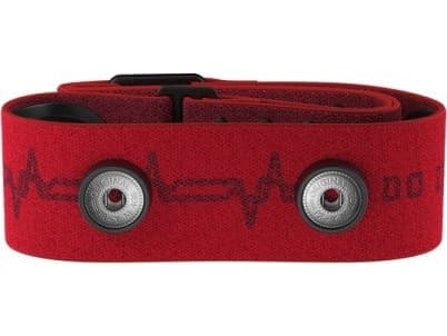 Polar Pro Strap, Pulsmätare, Silikon, Textil, Röd, Spänne, 93 cm, 65 cm