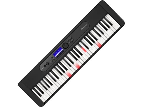 Casio LK-S450, Digital synthesizer, Choruseffekt, Flanger / Digital Signal Processing (DSP), Reverb, 5 W, Svart, LCD, AC, Batteri