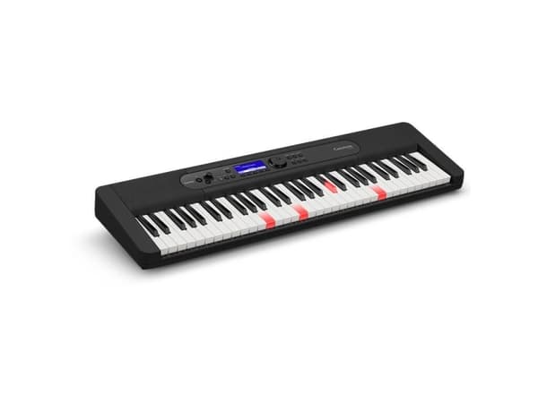 Casio LK-S450, Digital synthesizer, Choruseffekt, Flanger / Digital Signal Processing (DSP), Reverb, 5 W, Svart, LCD, AC, Batteri