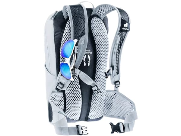 Deuter Race, Turgåing, |Sykling, Grå, Polyamid, 100 D, Brillelomme, Sidelomme, Rom for hydreringssystem