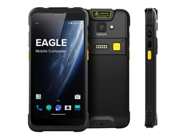 Capture Eagle - Handdator - Android 11 - 3 GB - 5.5" IPS (1440 x 720) - bakre kamera - streckkodsläsare - (2D-imager) - microSD-kortplats - NFC, Blue