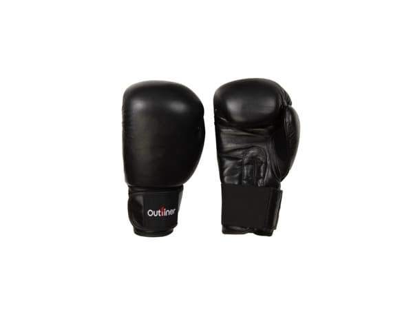 Outliner SG-1011 nahkaiset nyrkkeilyhanskat, musta, 12 oz