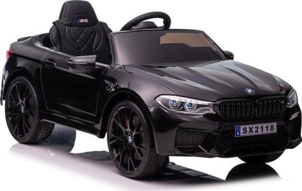 Lean Cars Batteri Bil BMW M5 sort Lakkert