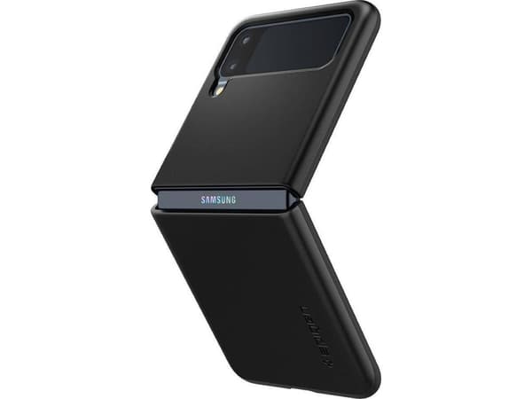 Spigen Thin Fit, Etui, Samsung, Galaxy Z Flip 3 (2021) Galaxy Z Flip 3 /5G (2021), 17 cm (6.7"), Sort