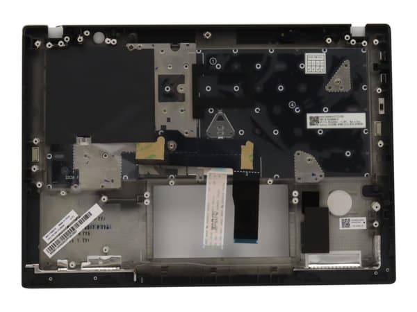 Sunrex - Ersättningstangentbord för bärbar dator - med Trackpoint - bakgrundsbelyst - schweizisk - svart - med övre skydd - för ThinkPad T14s Gen 3 2