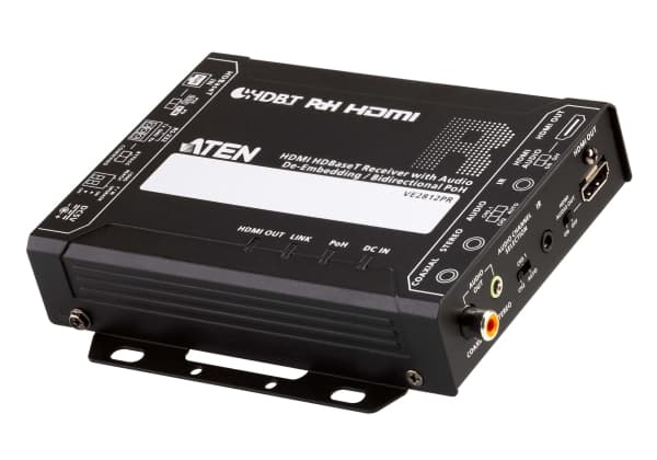 ATEN VE2812PR - Video/lyd/infrarød/seriell-utvider - mottaker - HDBaseT - over CAT 5e/6 - opp til 100 m