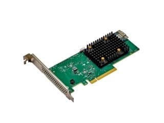Broadcom 9540-8i, PCI Express 4.0, SAS, Serial ATA III, PCI Express x8, 0, 1, 10, 12 Gbit/sek, SAS3808, 3 000 000 t