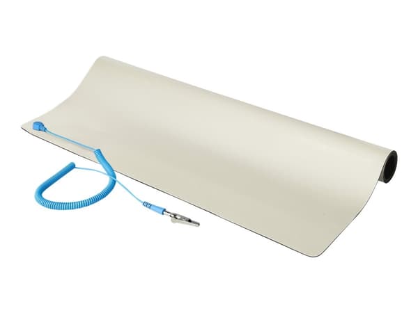 StarTech.com 23x47in Anti Static Mat, ESD Mat for Electronics Repair, Anti Static Desk Mat w/Detachable Grounding Wire, ANSI/ESD S 4.1 Compliant, Fle