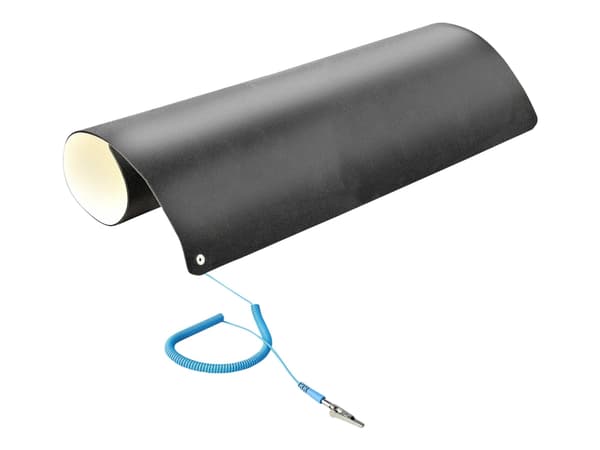 StarTech.com 23x47in Anti Static Mat, ESD Mat for Electronics Repair, Anti Static Desk Mat w/Detachable Grounding Wire, ANSI/ESD S 4.1 Compliant, Fle