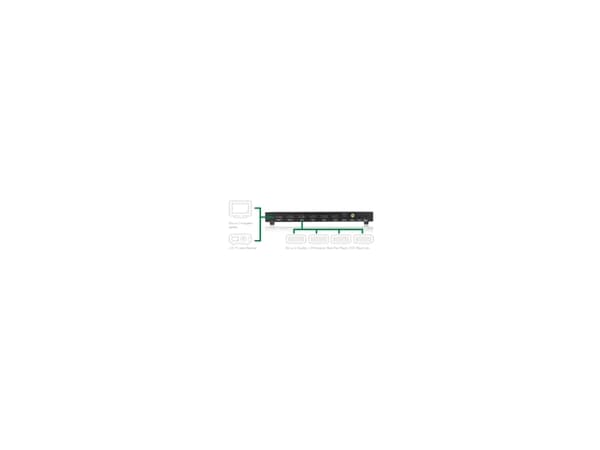 InLine 65011K, HDMI, Sort, 1080p, 3,4 Gbit/sek., 340 Mhz, 10 m