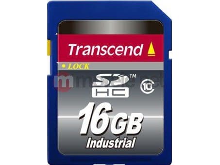 Transcend Industrial - Flashhukommelseskort - 16 GB - Klasse 10 - SDHC
