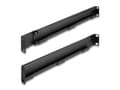 Miniatyrbild 2 av 5: Delock - Rackfästen - adjustable length 368-600 mm - sidan - svart - 1U - 19" (paket om 2)