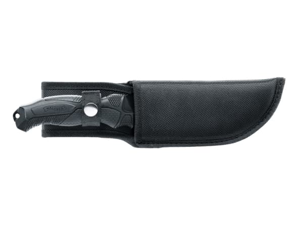 Walther 5.0775, Yksi, Drop point -terä, Terästä, Musta, 18,2 cm, 7,5 cm