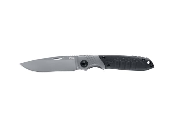 Walther 5.0775, Yksi, Drop point -terä, Terästä, Musta, 18,2 cm, 7,5 cm