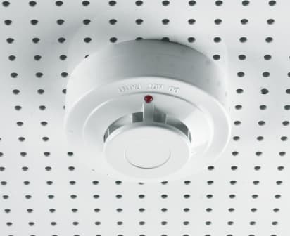 ABUS RM1100, 160 g, 100 x 100 x 46 mm, 0 - 95%, -10 - 50 °C, 10.5–13.8V DC, Valkoinen