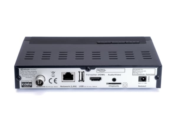 Xoro HRT 8770 TWIN, Maanpäällinen, Full HD, DVB-T HD, DVB-T2, 1920 x 1080 pikseliä, AVI, MKV, MP4, MPG, TS, H.264, H.265, HEVC, MPEG1, MPEG2, MPEG4