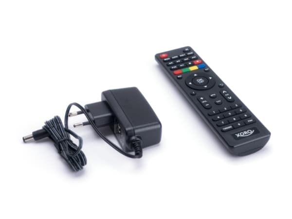 Xoro HRT 8770 TWIN, Maanpäällinen, Full HD, DVB-T HD, DVB-T2, 1920 x 1080 pikseliä, AVI, MKV, MP4, MPG, TS, H.264, H.265, HEVC, MPEG1, MPEG2, MPEG4