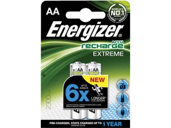 Extreme Energizer ladattava AA esiladattu HR6 2300mAh 2P. (638588)