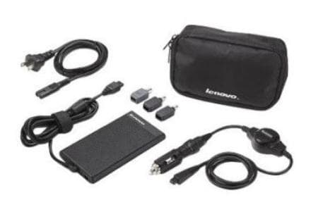 Lenovo 90W Slim AC/DC Combo Adapter - Strömadapter - AC/bil/flygplan - Växelström 100-240/likström 10,5-18 V - 90 Watt