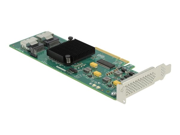 Delock - Kontrollerkort - 8 Kanal - SATA 6Gb/s / SAS - låg profil - PCIe 2.0 x8