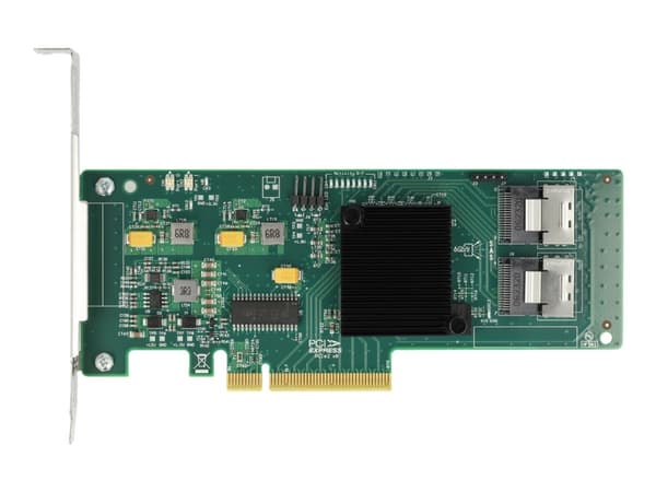 Delock - Kontrollerkort - 8 Kanal - SATA 6Gb/s / SAS - låg profil - PCIe 2.0 x8