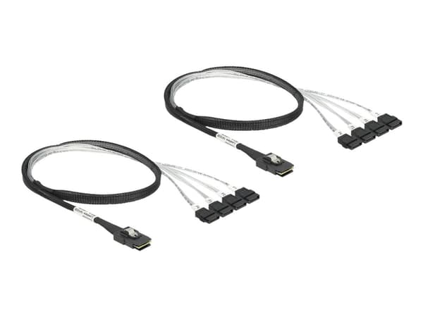 Delock - Kontrollerkort - 8 Kanal - SATA 6Gb/s / SAS - låg profil - PCIe 2.0 x8