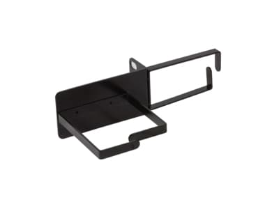 LogiLink OR113B, Kabelbrakett, Vegg, Metall, Sort