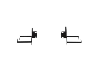 LogiLink OR113B, Kabelbrakett, Vegg, Metall, Sort