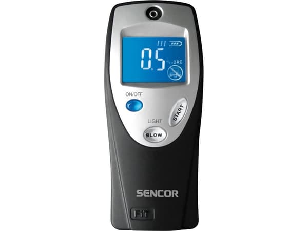 Sencor SCA BA02 - Alkoholtester - svart / sølv