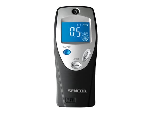 Sencor SCA BA02 - Alkoholmätare - svart/silver