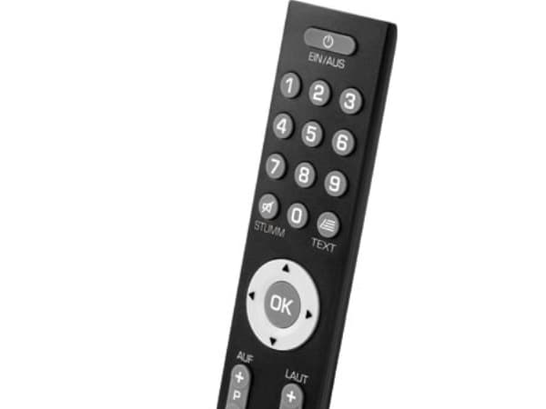 TechniSat IsiZapper, TV-digisovitin, Painikkeiden painaminen, Musta