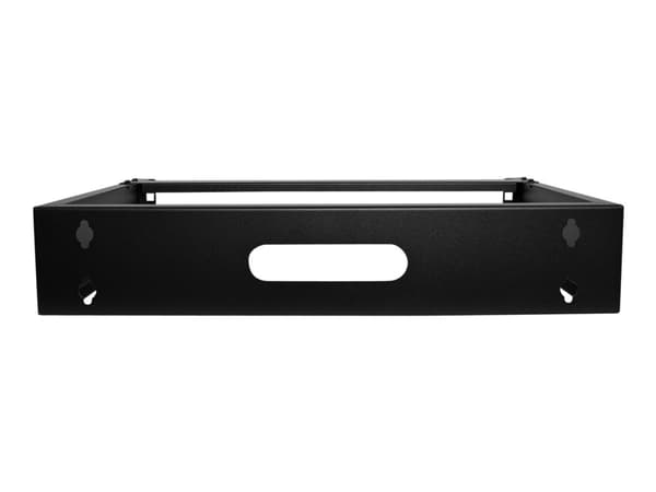 StarTech.com 2U Wall Mount Rack, 19" Wall Mount Network Rack, 14 inch Deep (Low Profile), Wall Mounting Patch Panel Bracket for Network Switches, IT