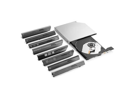 HP 2011 BNB Notebook Upgrade Bay DL DVD+/-RW Drive, Musta, Kannettava tietokone, DVD±RW, 146 mm, 128 mm, 9,5 mm