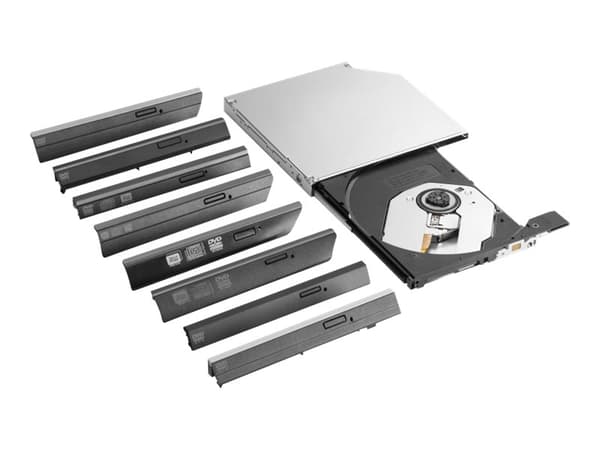HP - Platestasjon - DVD±RW (±R DL) - plugginnmodul - for EliteBook 8460, 8470, 8560, 8570, 8760, 8770; ProBook 6360, 6460, 6465, 6560, 6565 Sort