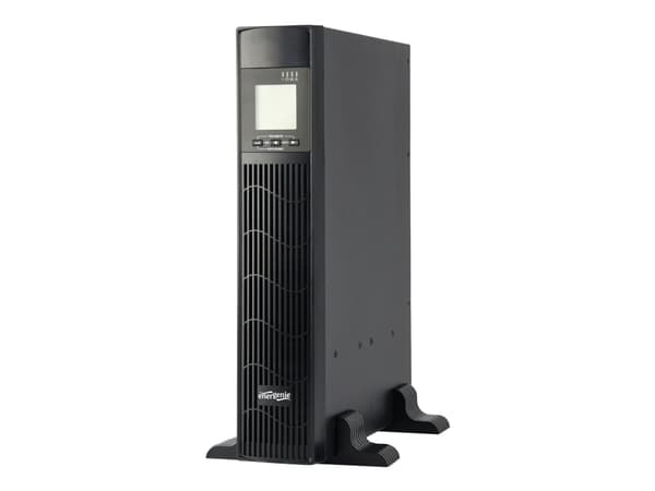 EnerGenie EG-UPSRACK-10 - UPS (rackmonterbar/ekstern) - AC 220 V - 800 watt - 1000 VA - 7 Ah - USB, Ethernet - utgangskontakter: 4 - 3.4U - svart