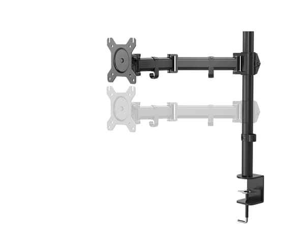 NOX NXLITESNGLSTAND, Klemmer, 8 kg, 33 cm (13"), 68,6 cm (27"), 100 x 100 mm, Sort
