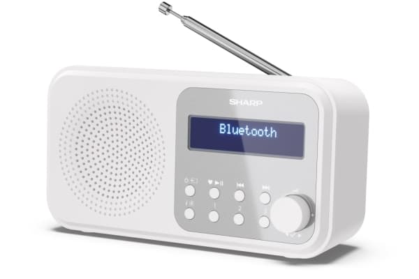 Sharp Tokyo DR-P420 - DAB bärbar radio - snehvid