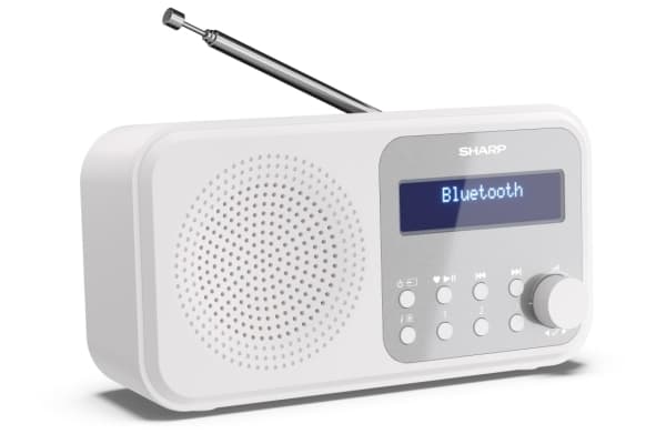 Sharp Tokyo DR-P420 - DAB bärbar radio - snehvid