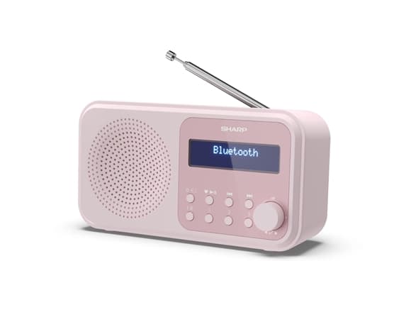 Sharp Tokyo DR-P420 - Bærbar DAB-radio - blomsterrosa