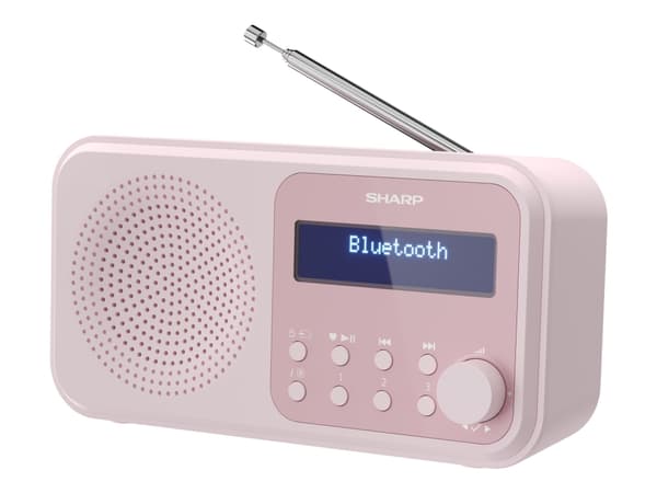 Sharp Tokyo DR-P420 - Bærbar DAB-radio - blomsterrosa