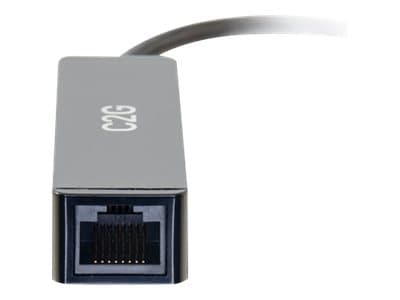 C2G USB-C to Ethernet Network Adapter - Nätverksadapter - USB-C - Gigabit Ethernet x 1 - svart