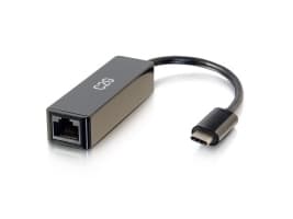 C2G USB-C to Ethernet Network Adapter - Nätverksadapter - USB-C - Gigabit Ethernet x 1 - svart