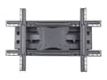 Miniatyrbilde 4 av 5: ART AR-87 - Brakett - justerbar dobbelarm i full bevegelse - for LCD-TV - metall - svart - skjermstørrelse: 40"-80" - veggmonterbar