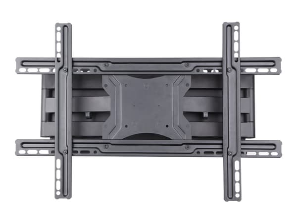 ART AR-87 - Brakett - justerbar dobbelarm i full bevegelse - for LCD-TV - metall - svart - skjermstørrelse: 40"-80" - veggmonterbar