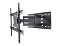 Miniatyrbilde 2 av 5: ART AR-87 - Brakett - justerbar dobbelarm i full bevegelse - for LCD-TV - metall - svart - skjermstørrelse: 40"-80" - veggmonterbar